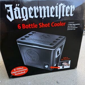 Jagermeister Black Ice Chest With Bottle Shot Cooler